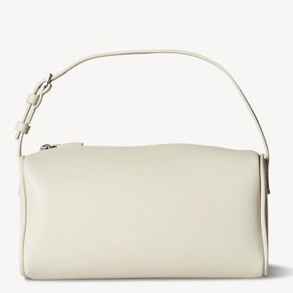 The Row 90's Top Handle Bag in White Calfskin The Row 90's Top Handle Bag in White Calfskin