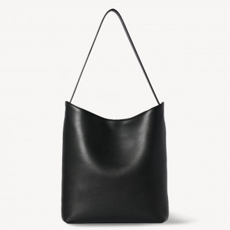 The Row Alma Shoulder Bag in Black Calfskin The Row Alma Shoulder Bag in Black Calfskin