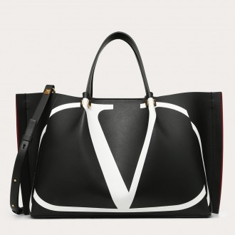 Valentino Vlogo Escape Medium Shopper With Inlay Detail Valentino Vlogo Escape Medium Shopper With Inlay Detail
