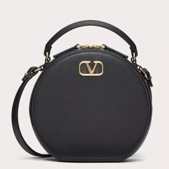 Valentino VLogo Signature Mini Bag in Black Calfskin Valentino VLogo Signature Mini Bag in Black Calfskin