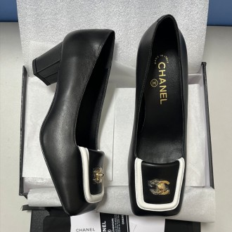 Chanel Sandal Shoes Black Leather CSSBL15 Chanel Sandal Shoes Black Leather CSSBL15