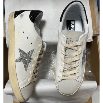 Golden Goose Super-Star Sneakers Leather Suede Glitter GGSSSLSG16 Golden Goose Super-Star Sneakers Leather Suede Glitter GGSSSLSG16