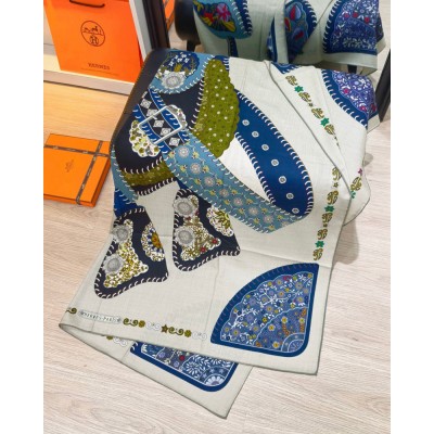 Hermes Blue Scarf HBS20261005